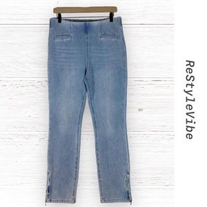 SOFT SURROUNDINGS Women’s Size M Denim Jeans Jegging Stretch High Rise Skinny